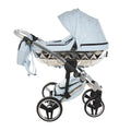 Trio Diamond Heart Collection V3 3 in 1 Ecopelle Blue/Silver Telaio Silver