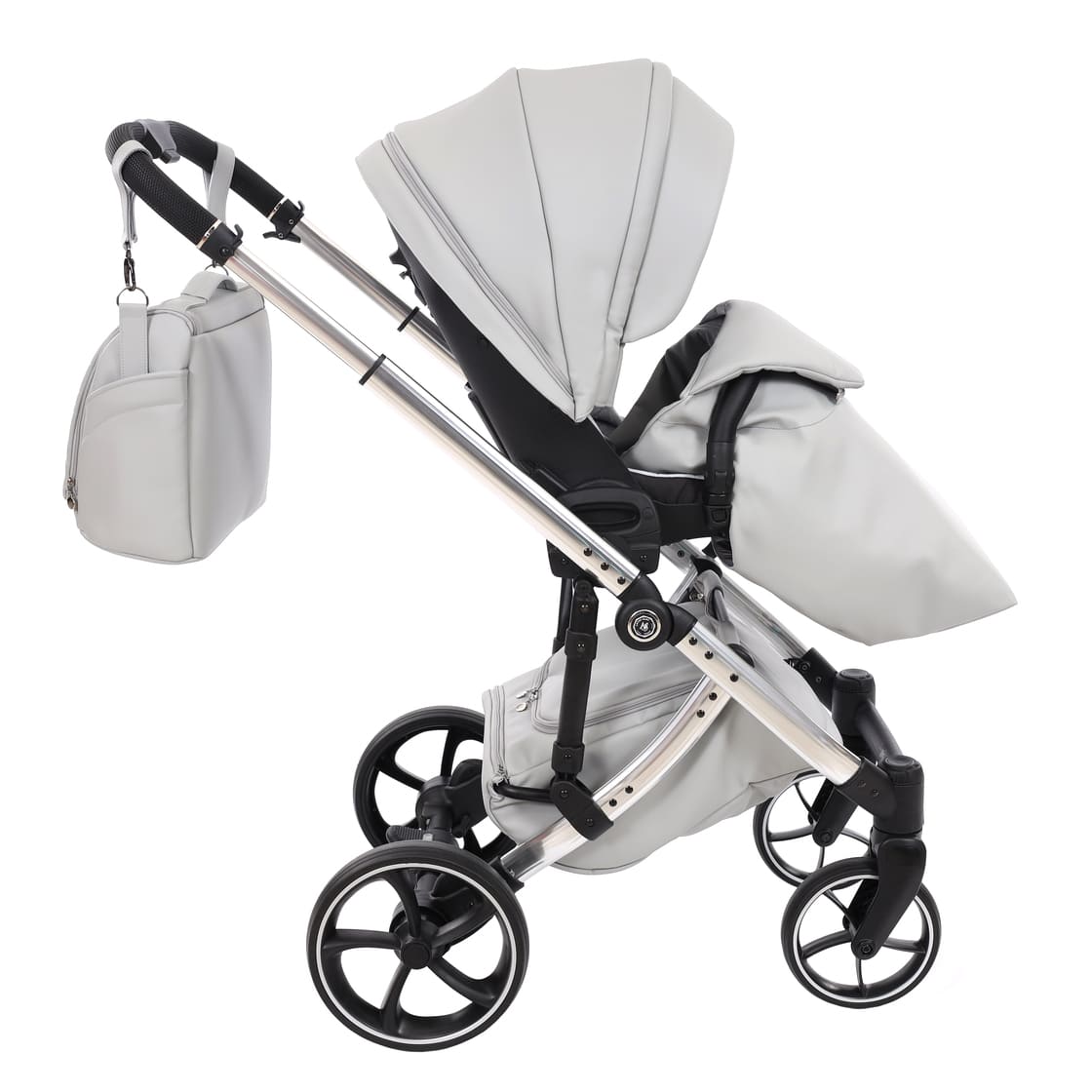 Trio Bubble Grey/Silver Nav. Glossy Telaio Silver
