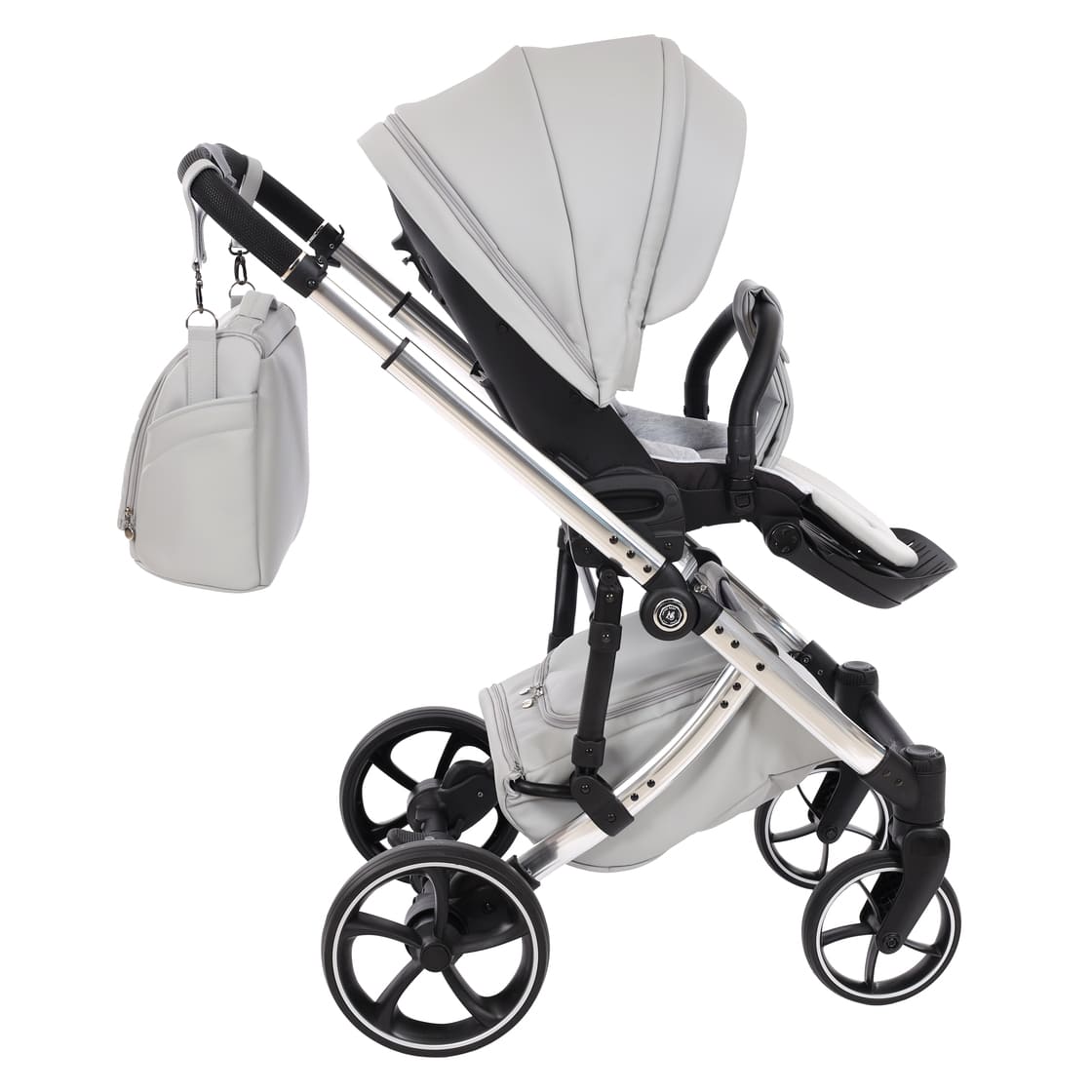 Antes Baby 2 in 1 Bubble Grey/Silver Nav. Glossy Telaio Silver