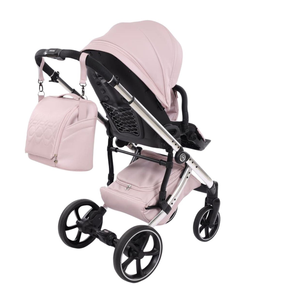 Trio Antes Baby Bubble Rosa/Silver Nav. Glossy Telaio Silver