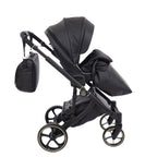 Trio Antes Baby Bubble Black/Gold Nav. Satin Telaio Black
