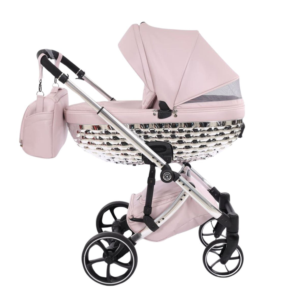Antes Baby 2 in 1 Bubble Rosa/Silver Nav. Glossy Telaio Silver