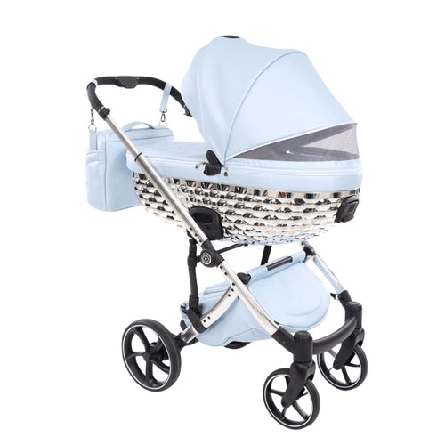 Antes Baby 2 in 1 Bubble Azzurro/Silver Nav. Glossy Telaio Silver