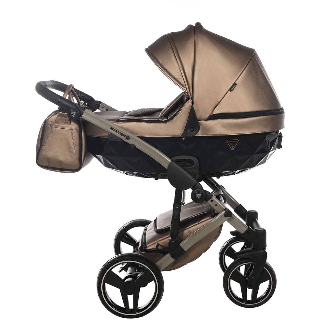 Diamond Fluo 3 in 1 Pelle Bronze Navicella Nera Telaio Fango