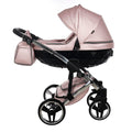 Diamond Fluo 3 in 1 Pelle Rosa Navicella Nera Telaio Cromato
