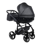 Diamond Fluo 3 in 1 Pelle Grigio Navicella Nera Telaio Titanio