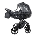 Diamond Fluo 3 in 1 Pelle Grigio Navicella Nera Telaio Titanio
