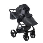 Diamond Fluo 3 in 1 Pelle Grigio Navicella Nera Telaio Titanio