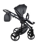 Diamond Fluo 3 in 1 Pelle Grigio Navicella Nera Telaio Titanio