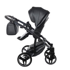 Diamond Fluo 3 in 1 Pelle Grigio Navicella Nera Telaio Titanio