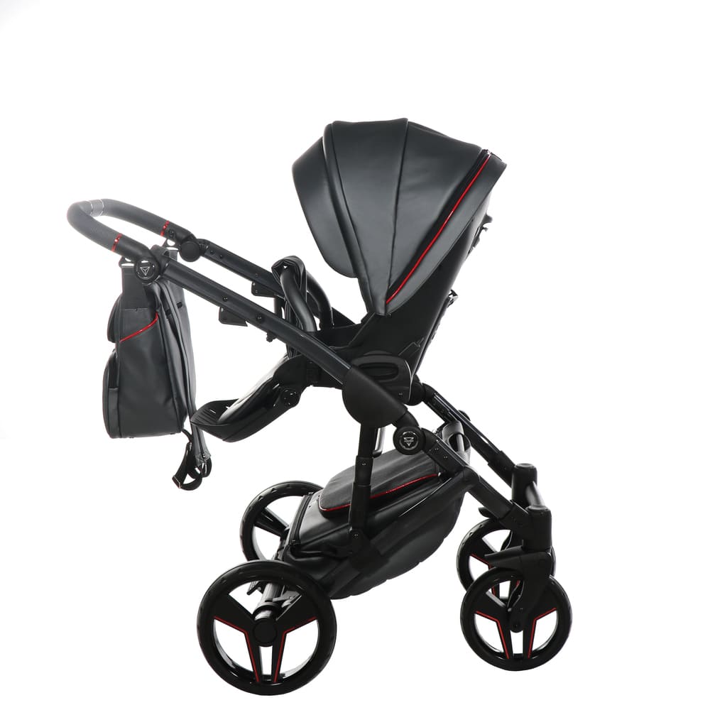 S-CLASS 2 in 1 Nero Telaio e dettagli Nero/Rosso