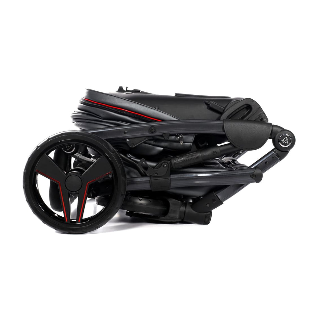 S-CLASS 2 in 1 Nero Telaio e dettagli Nero/Rosso