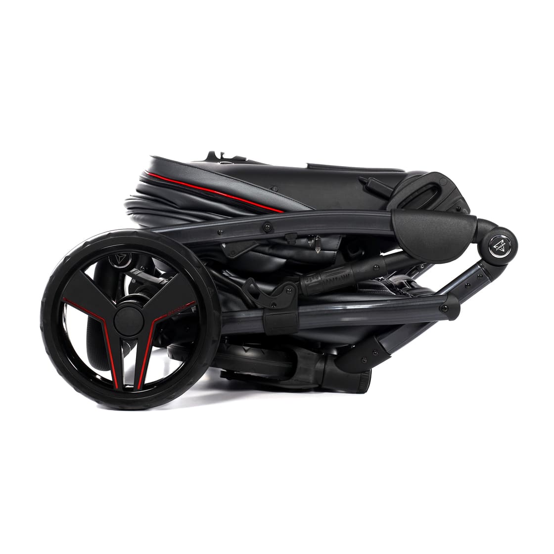 S-CLASS 2 in 1 Nero Telaio e dettagli Nero/Rosso
