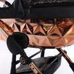 Junama Diamond Heart Collection V3 2 in 1 Ecopelle Black/Rosegold Telaio Rosegold