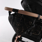 Junama Diamond Heart Collection V3 2 in 1 Ecopelle Black/Rosegold Telaio Rosegold