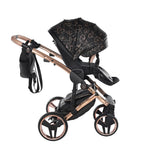 Junama Diamond Heart Collection V3 2 in 1 Ecopelle Black/Rosegold Telaio Rosegold