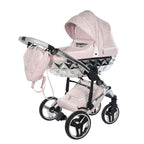 Trio Diamond Heart Collection V3 3 in 1 Ecopelle Rosa/Silver Telaio Silver