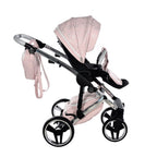 Trio Diamond Heart Collection V3 3 in 1 Ecopelle Rosa/Silver Telaio Silver