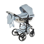 Trio Diamond Heart Collection V3 3 in 1 Ecopelle Blue/Silver Telaio Silver
