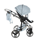 Trio Diamond Heart Collection V3 3 in 1 Ecopelle Blue/Silver Telaio Silver