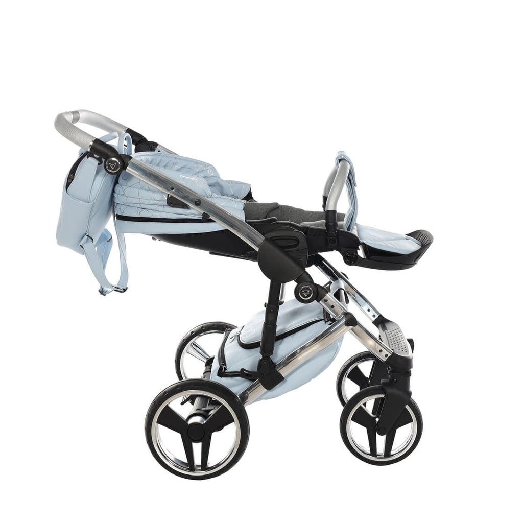 Trio Diamond Heart Collection V3 3 in 1 Ecopelle Blue/Silver Telaio Silver