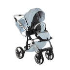 Trio Diamond Heart Collection V3 3 in 1 Ecopelle Blue/Silver Telaio Silver