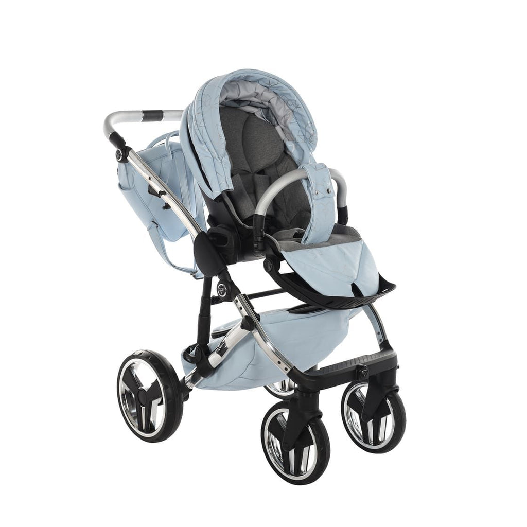 Trio Diamond Heart Collection V3 3 in 1 Ecopelle Blue/Silver Telaio Silver