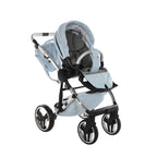 Trio Diamond Heart Collection V3 3 in 1 Ecopelle Blue/Silver Telaio Silver