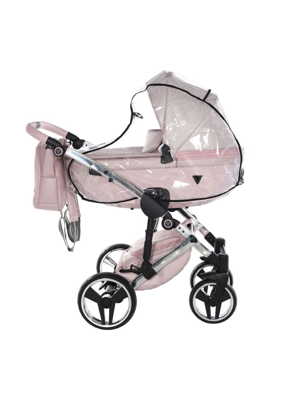 Junama Diamond Dolce V3 2 in 1 Ecopelle Pink Telaio Silver