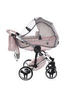 Trio Diamond Dolce V3 3 in 1 Ecopelle Pink Telaio Silver