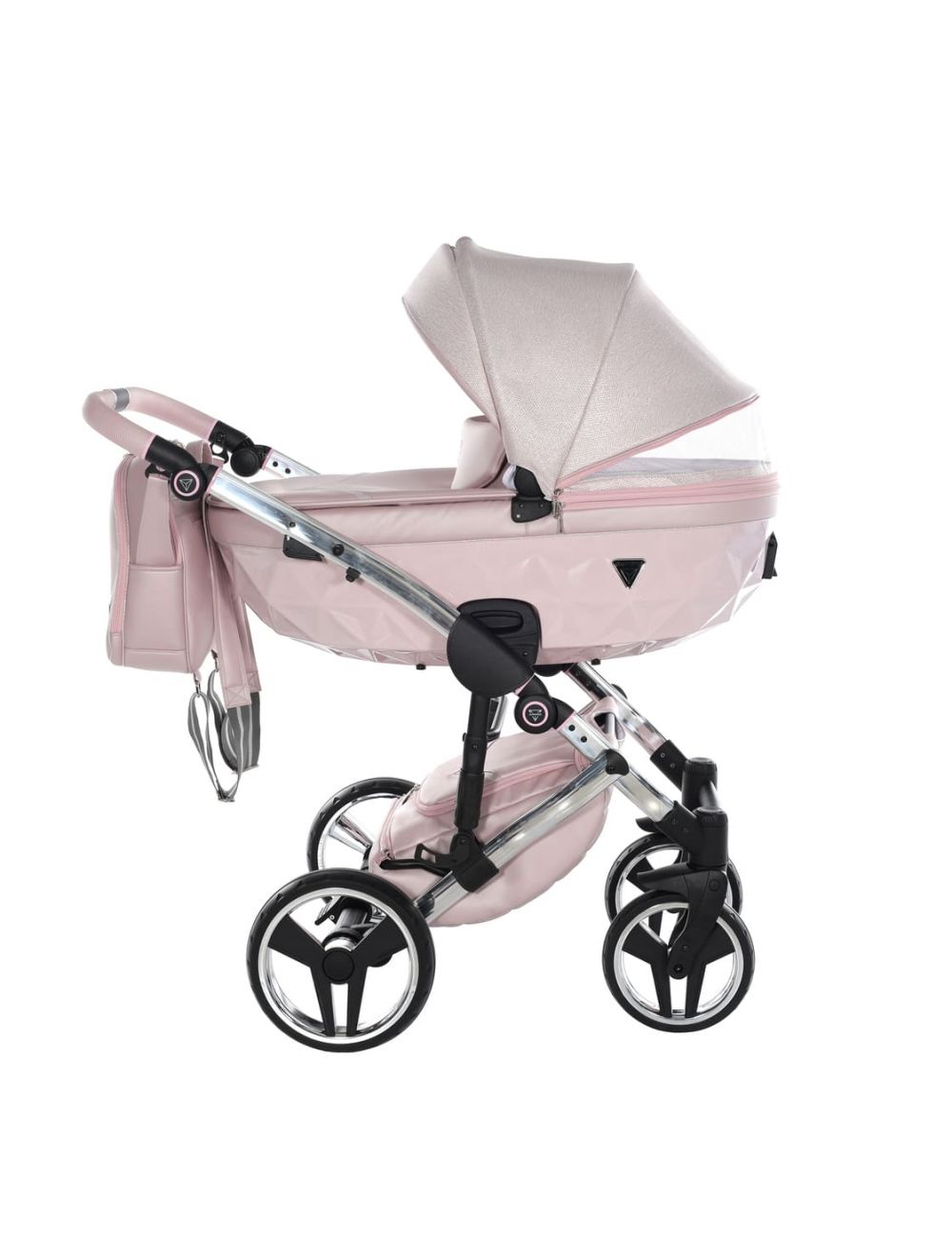 Trio Diamond Dolce V3 3 in 1 Ecopelle Pink Telaio Silver