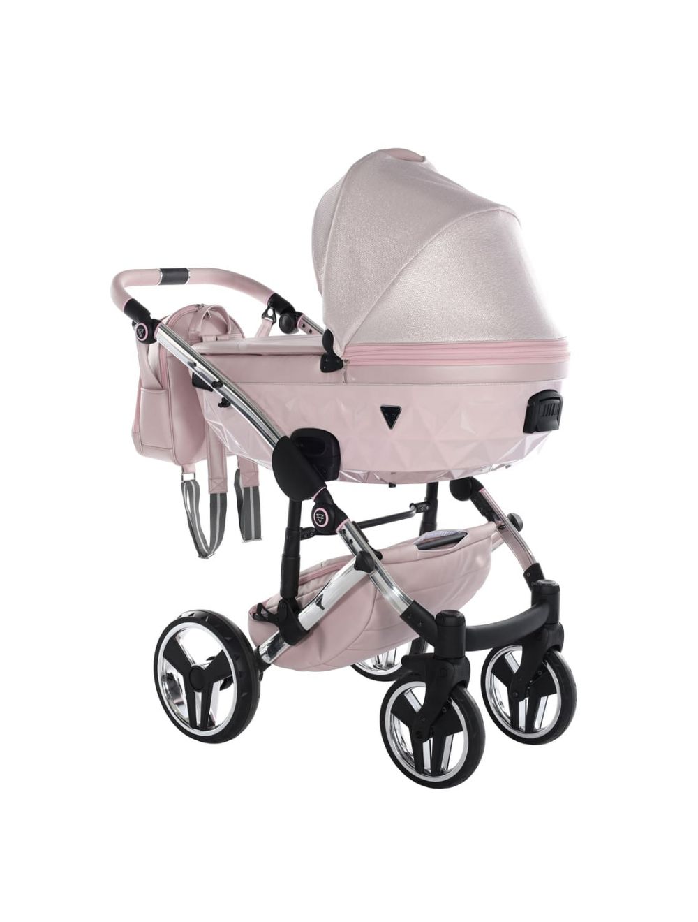 Trio Diamond Dolce V3 3 in 1 Ecopelle Pink Telaio Silver