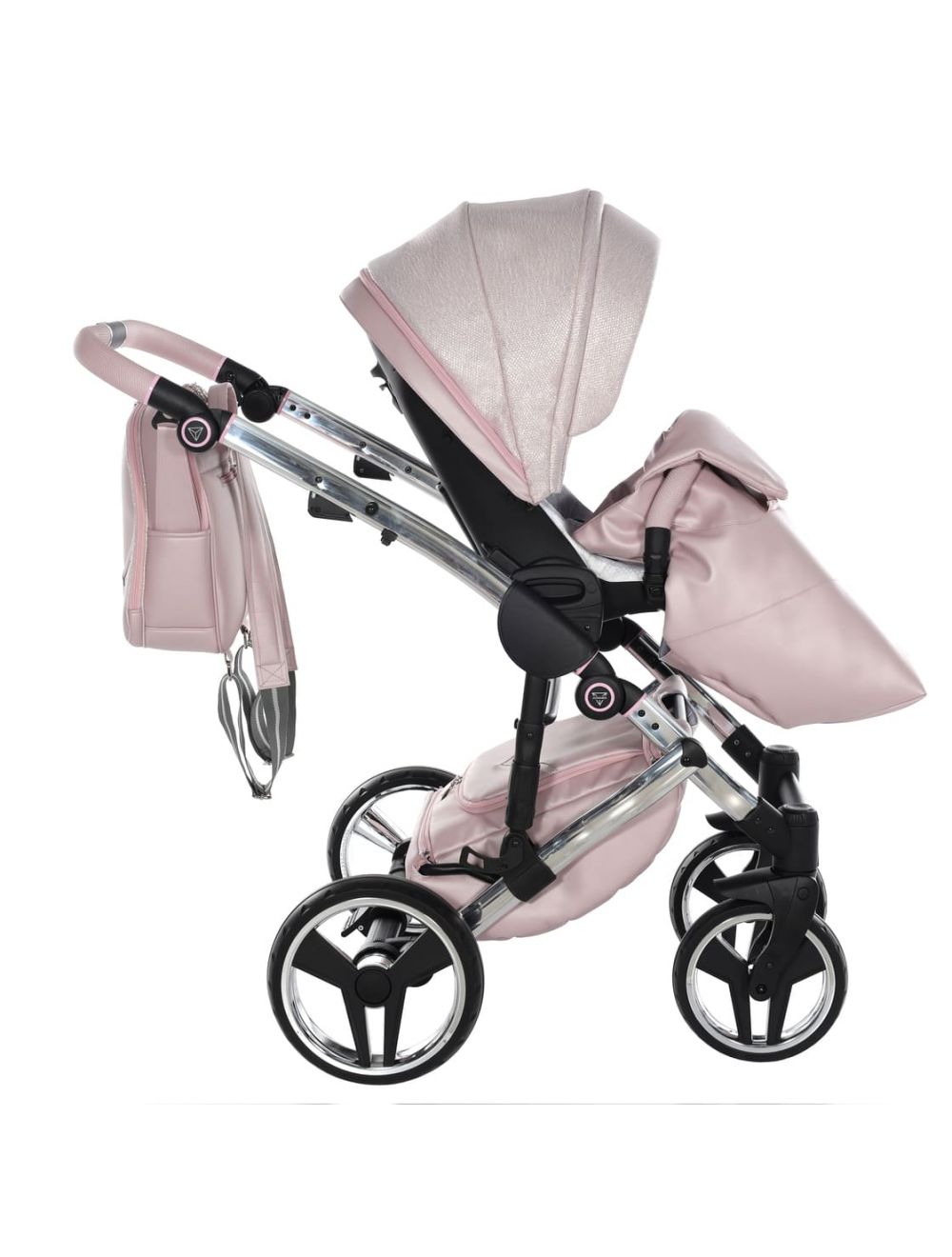 Trio Diamond Dolce V3 3 in 1 Ecopelle Pink Telaio Silver