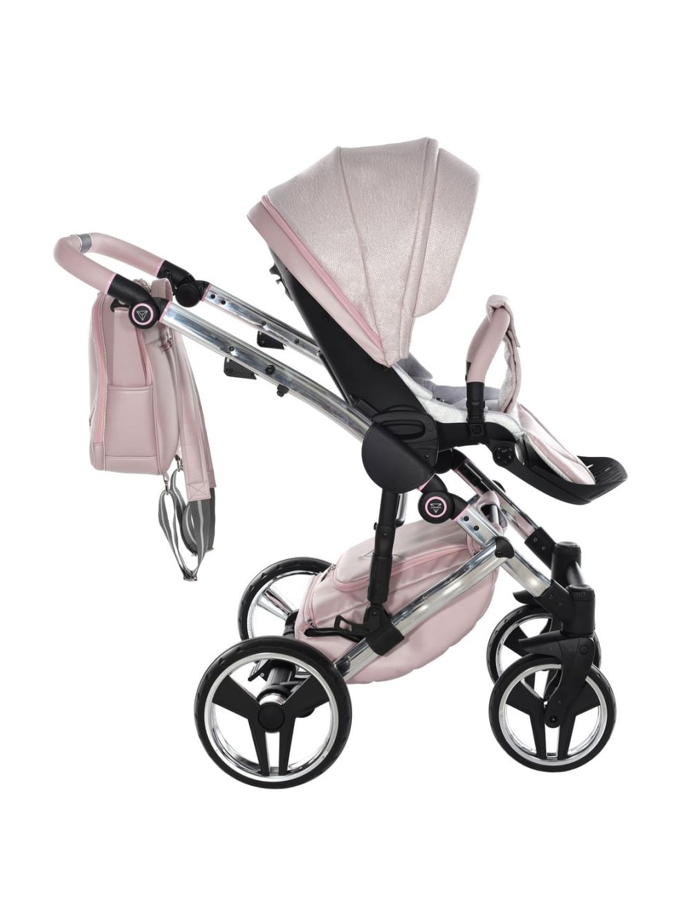 Trio Diamond Dolce V3 3 in 1 Ecopelle Pink Telaio Silver