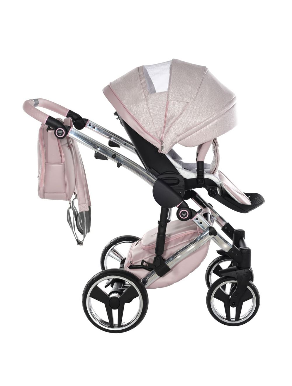 Trio Diamond Dolce V3 3 in 1 Ecopelle Pink Telaio Silver