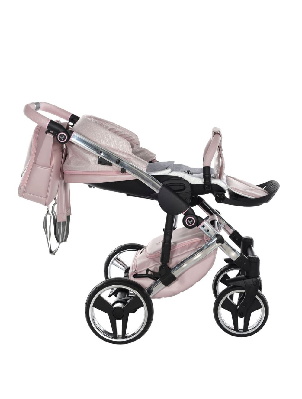 Trio Diamond Dolce V3 3 in 1 Ecopelle Pink Telaio Silver