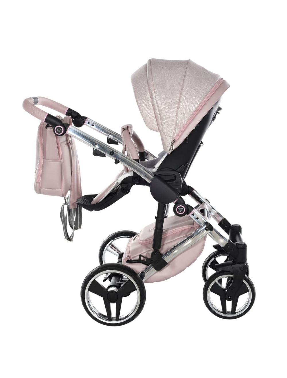 Trio Diamond Dolce V3 3 in 1 Ecopelle Pink Telaio Silver