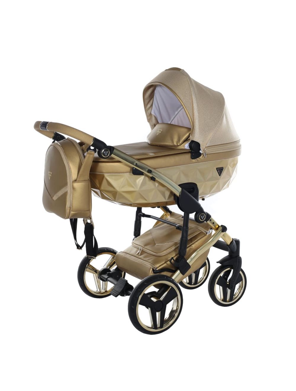 Trio Diamond Dolce V3 3 in 1 Ecopelle Gold Telaio Gold