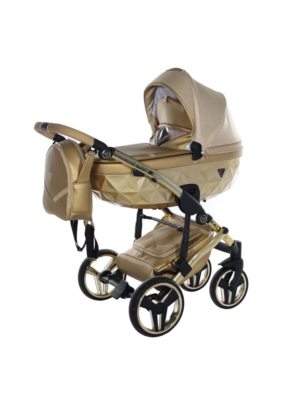 Junama Diamond Dolce V3 2 in 1 Ecopelle Gold Telaio Gold
