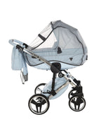 Trio Diamond Dolce V3 3 in 1 Ecopelle Blue Telaio Silver