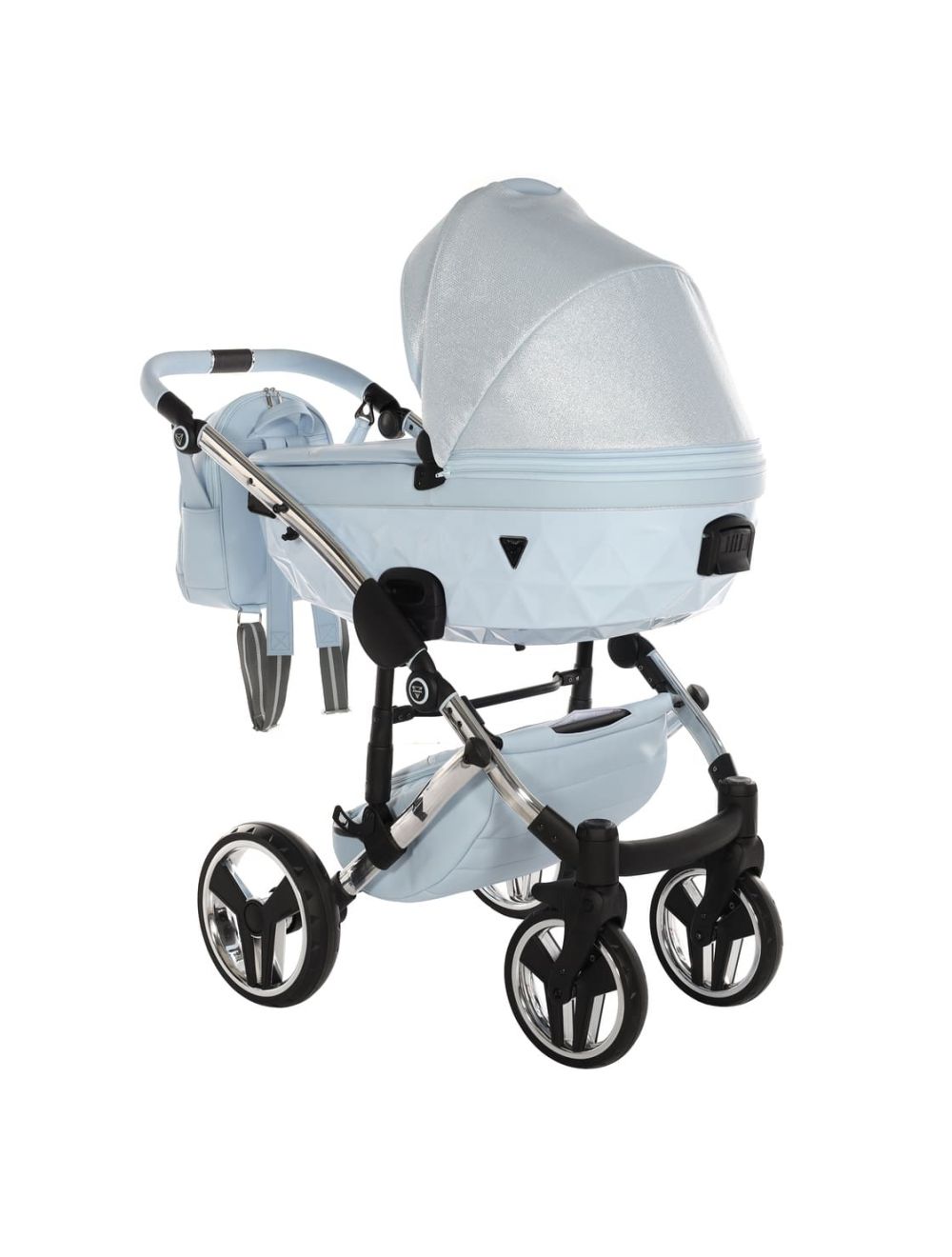 Trio Diamond Dolce V3 3 in 1 Ecopelle Blue Telaio Silver
