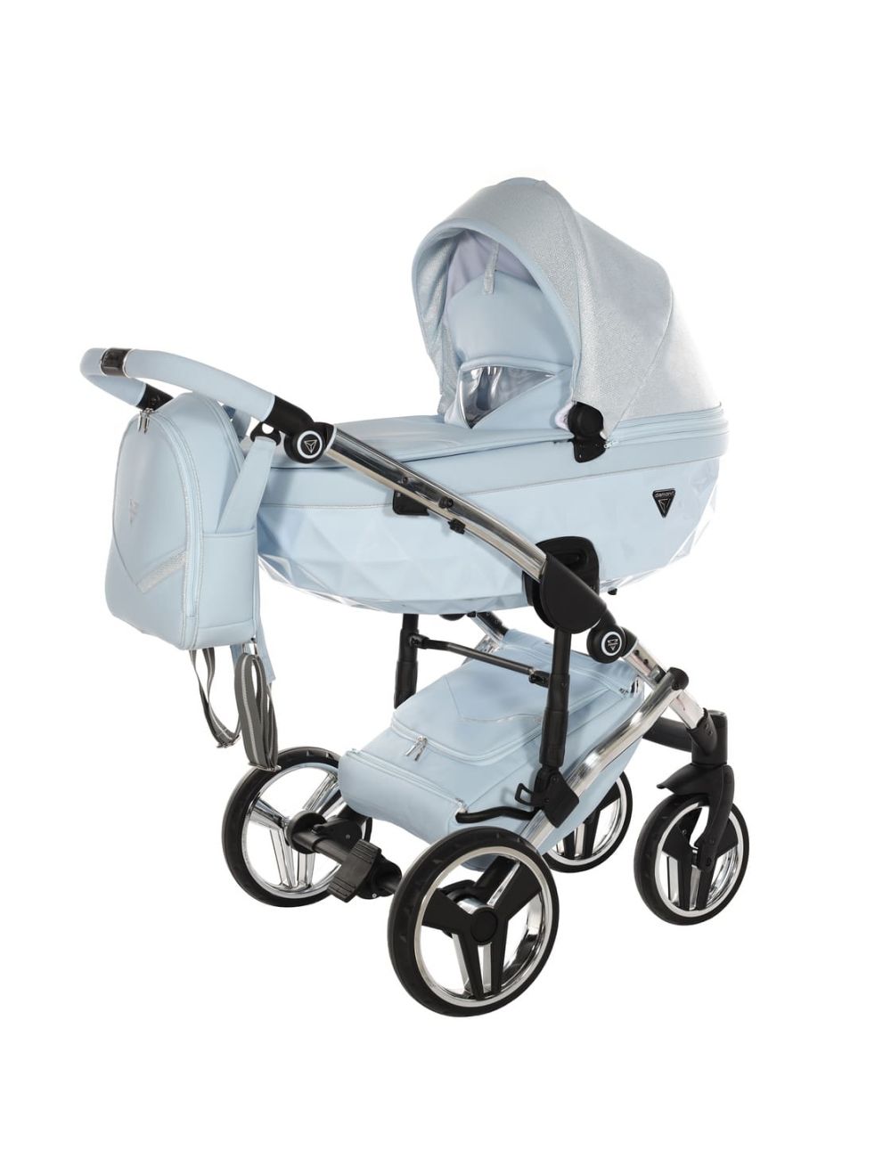Trio Diamond Dolce V3 3 in 1 Ecopelle Blue Telaio Silver