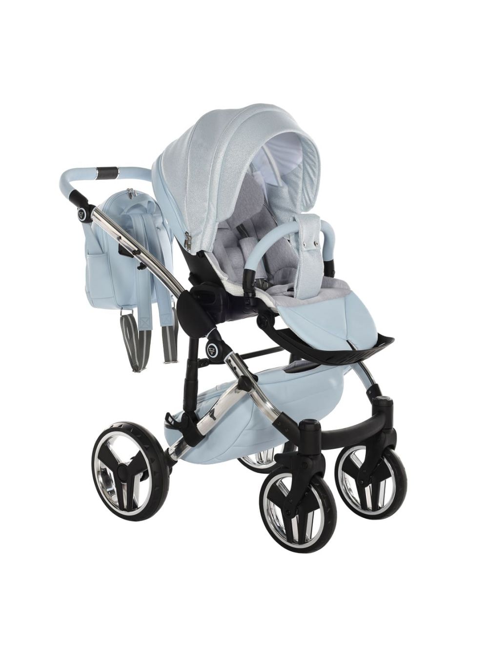 Trio Diamond Dolce V3 3 in 1 Ecopelle Blue Telaio Silver