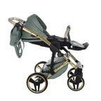 Junama Diamond Heart Collection V3 2 in 1 Ecopelle Khaki/Gold Telaio Oro Giallo