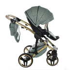 Junama Diamond Heart Collection V3 2 in 1 Ecopelle Khaki/Gold Telaio Oro Giallo