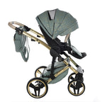 Junama Diamond Heart Collection V3 2 in 1 Ecopelle Khaki/Gold Telaio Oro Giallo