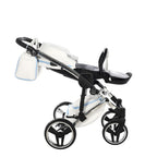 Diamond Candy V3 2 in 1 Pelle Bianco Navicella Azzurro Telaio Cromato