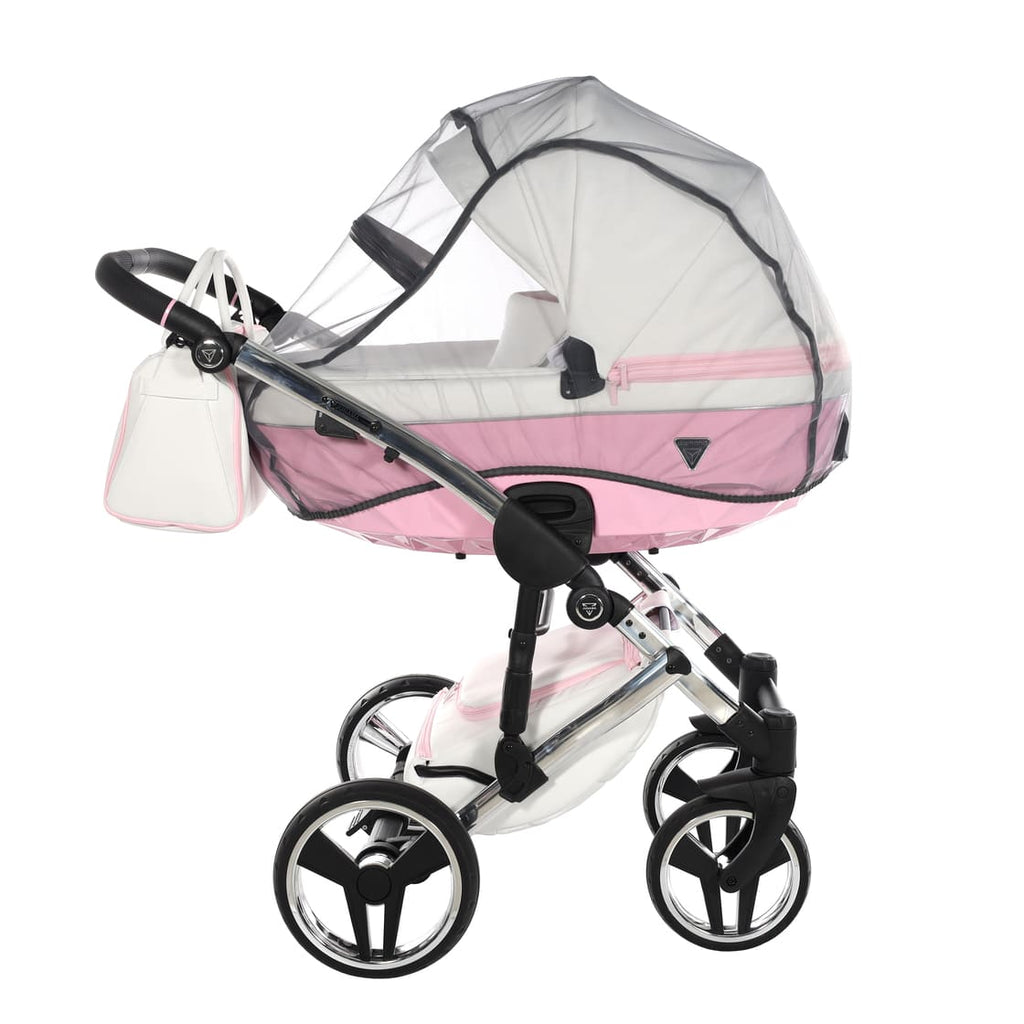 Diamond Candy V3 2 in 1 Pelle Bianco Navicella Rosa Telaio Cromato