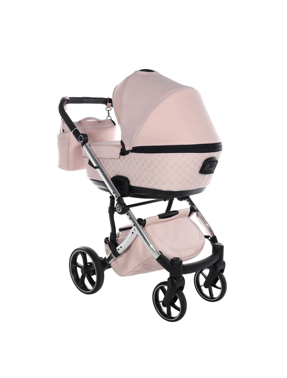 Antes Baby 2 in 1 Monogram Rosa Telaio Silver