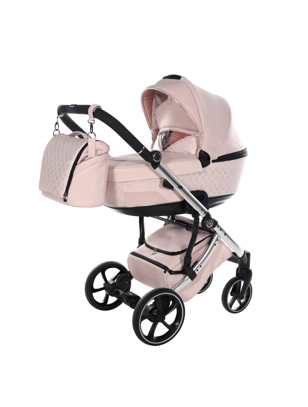Antes Baby 2 in 1 Monogram Rosa Telaio Silver